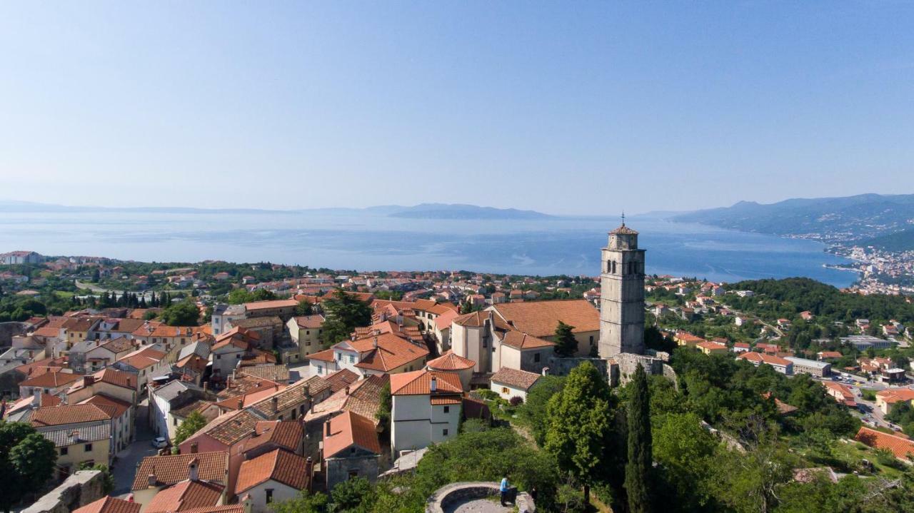 Apartments Villa Kastav In Old Town Center With Sea View And Parking Bagian luar foto